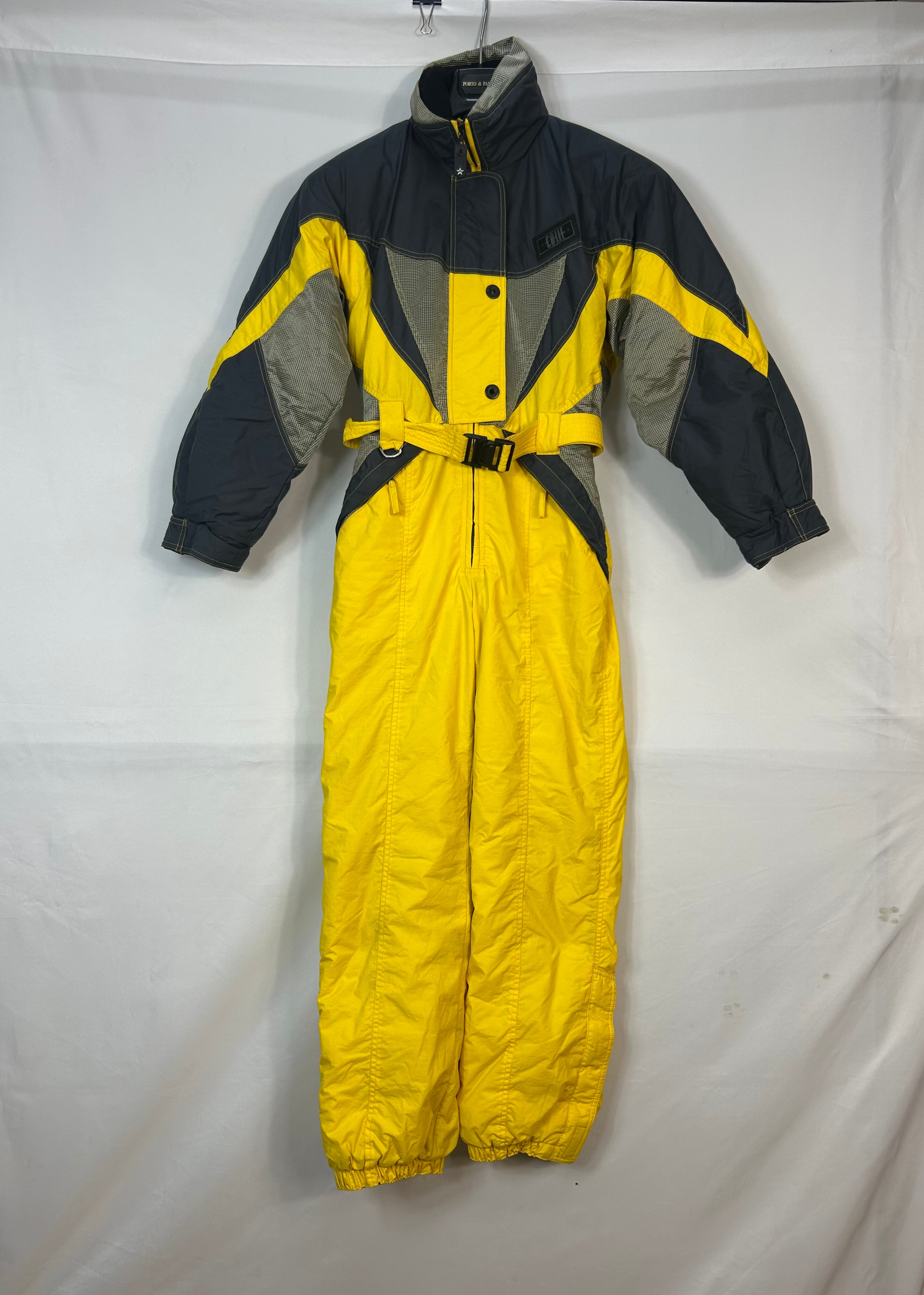 TAGLIA S - Tuta intera colle gialla